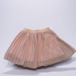 Zara Dusty Pink Pleated Skater Skirt